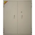 Phoenix Safe International Phoneix Safe Fire & Water Resistant Storage Cabinet, 36"Wx20-1/4"Dx44"H, Putty, Assembled FRSC36